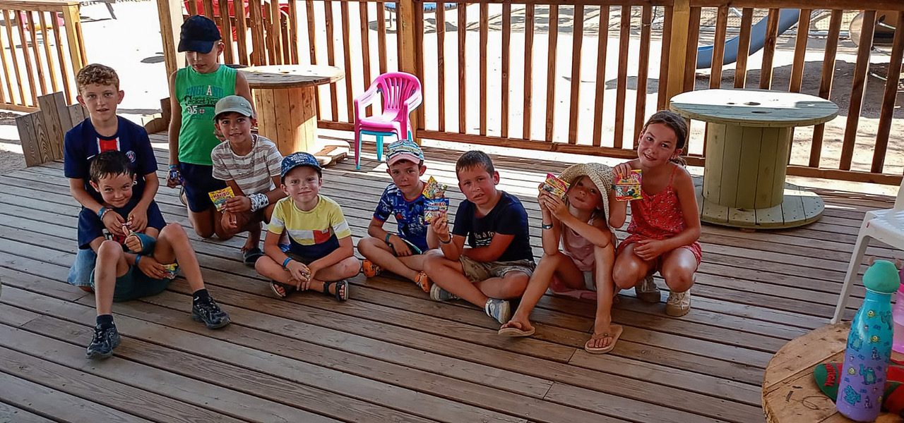 Camping la vetta animation groupe enfants